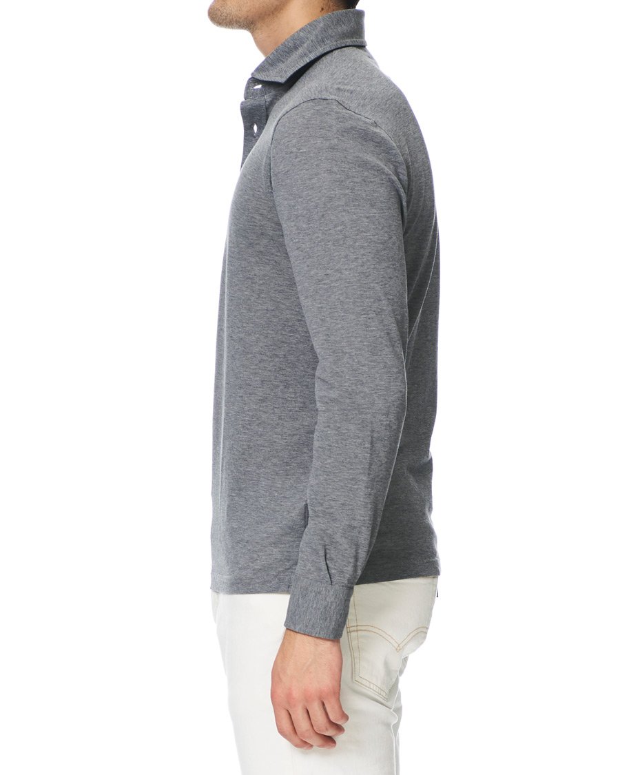 Herr | Skjortor | Gran Sasso | Popover Shirt Grey