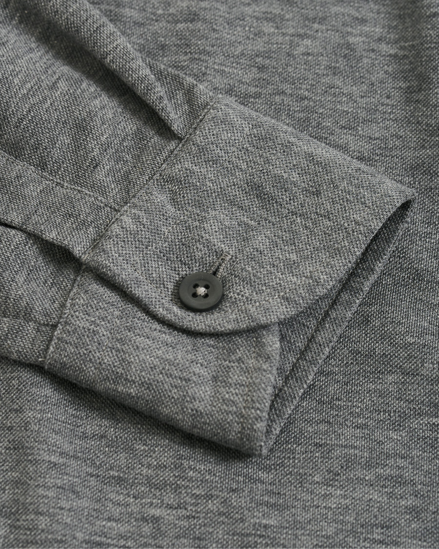Herr | Skjortor | Gran Sasso | Popover Shirt Grey