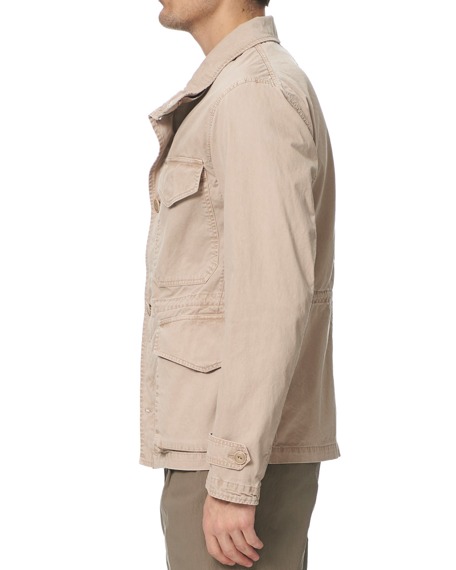 Herr | Jackor | L.B.M. 1911 | Cotton Gabardine Field Jacket Beige
