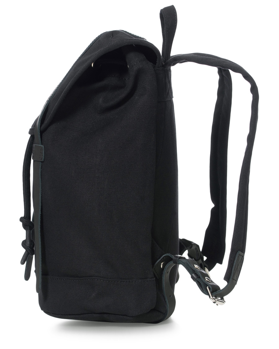 Herr | Sandqvist Stig Canvas Backpack Black | Sandqvist | Stig Canvas Backpack Black