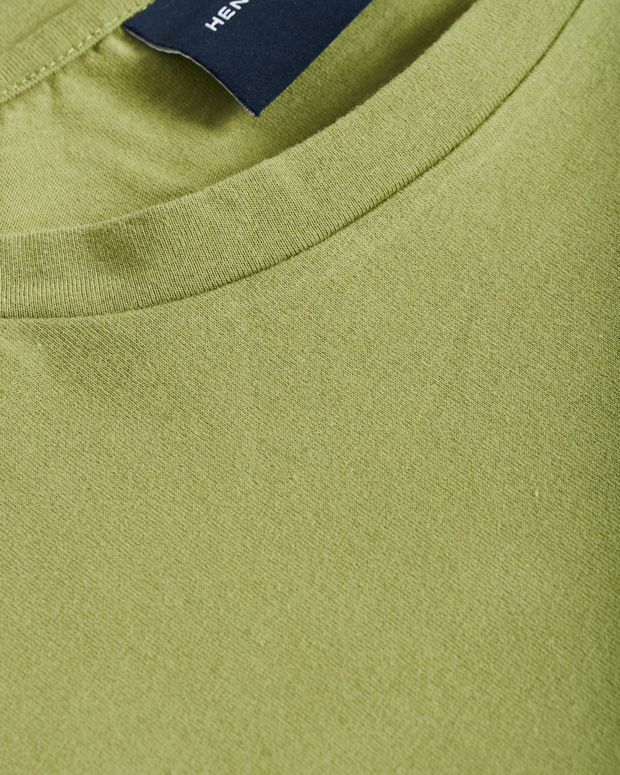 Herr | T-Shirts | Henri-Lloyd | Henri Lloyd RWR Backprint Long Sleeve Crew Neck Tee Light Green
