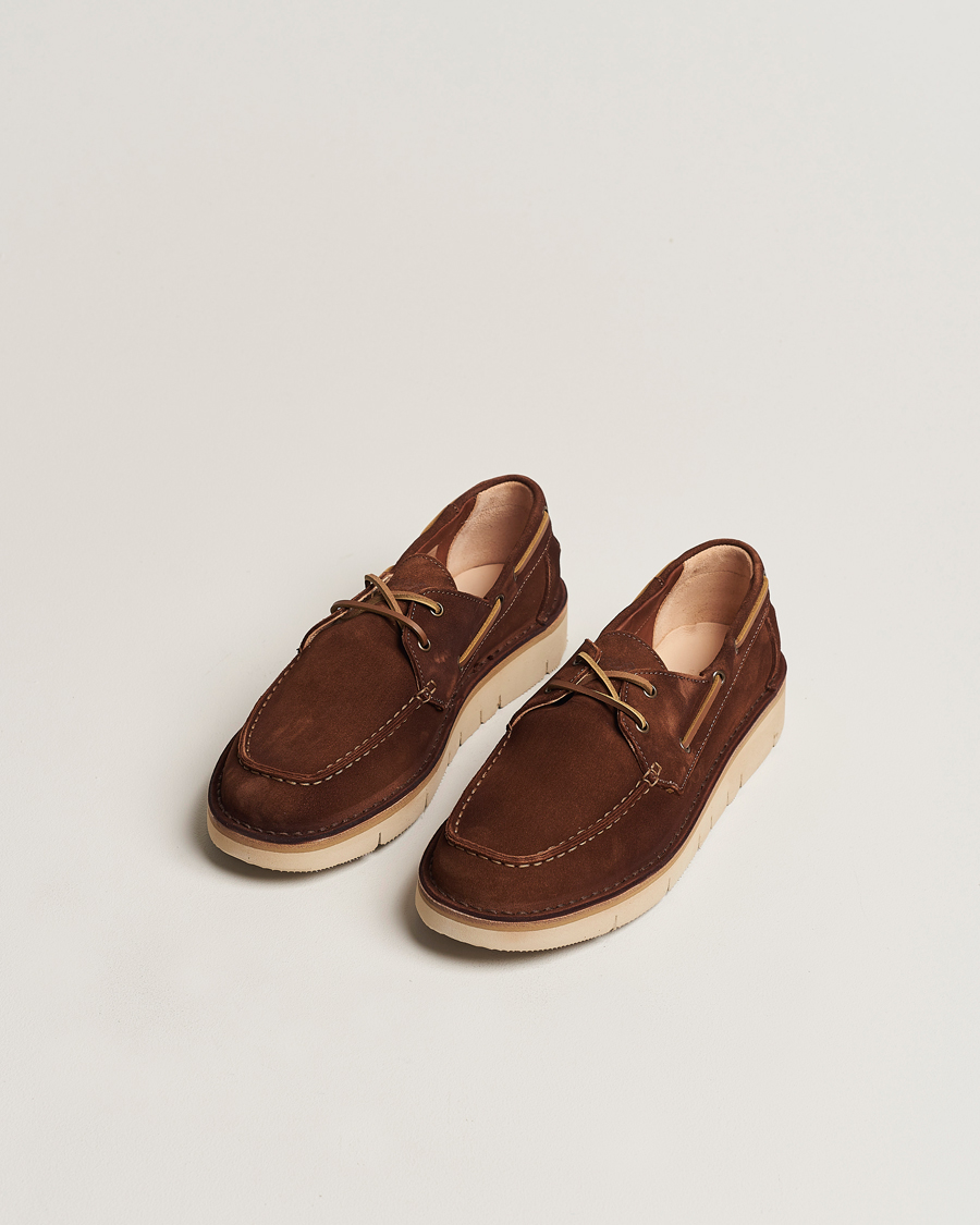 Herr | Astorflex Boatflex Moccasin Brown Suede | Astorflex | Boatflex Moccasin Brown Suede