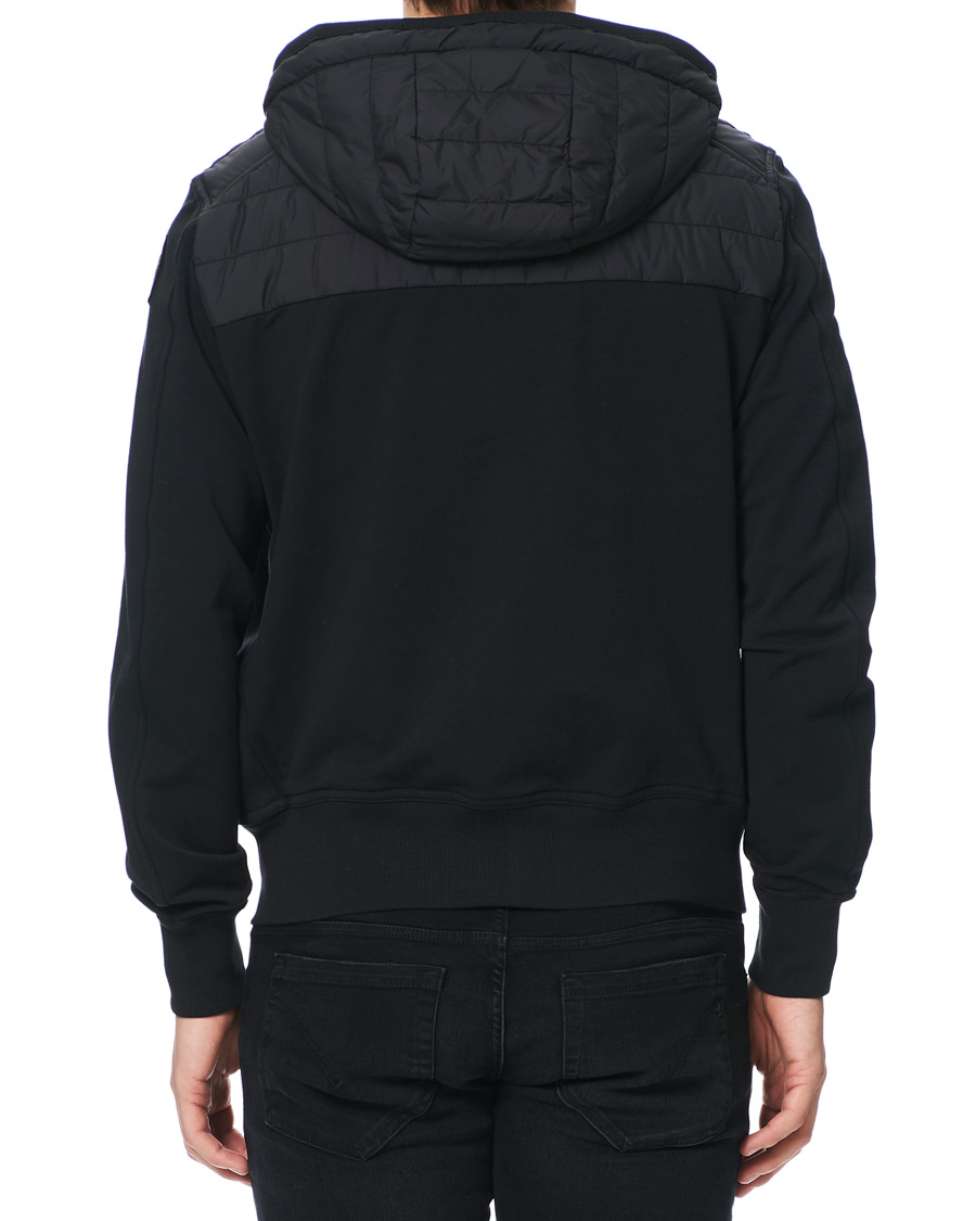 Herr | Jackor | Parajumpers | Ivor Fleece & Puffer Hooded Jacket Black
