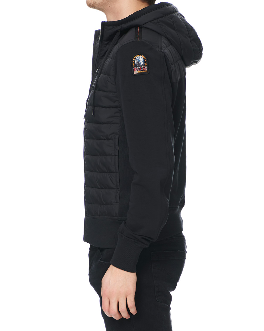 Herr | Jackor | Parajumpers | Ivor Fleece & Puffer Hooded Jacket Black