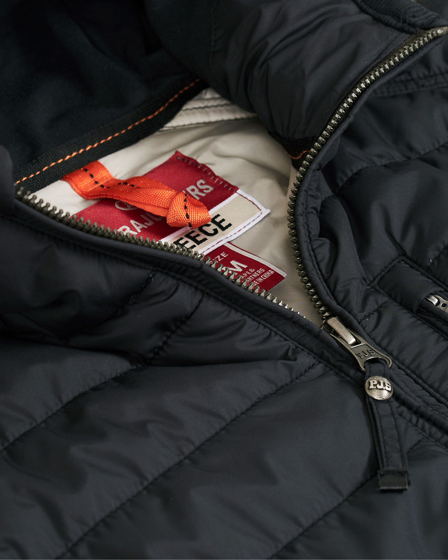 Herr | Jackor | Parajumpers | Ivor Fleece & Puffer Hooded Jacket Black
