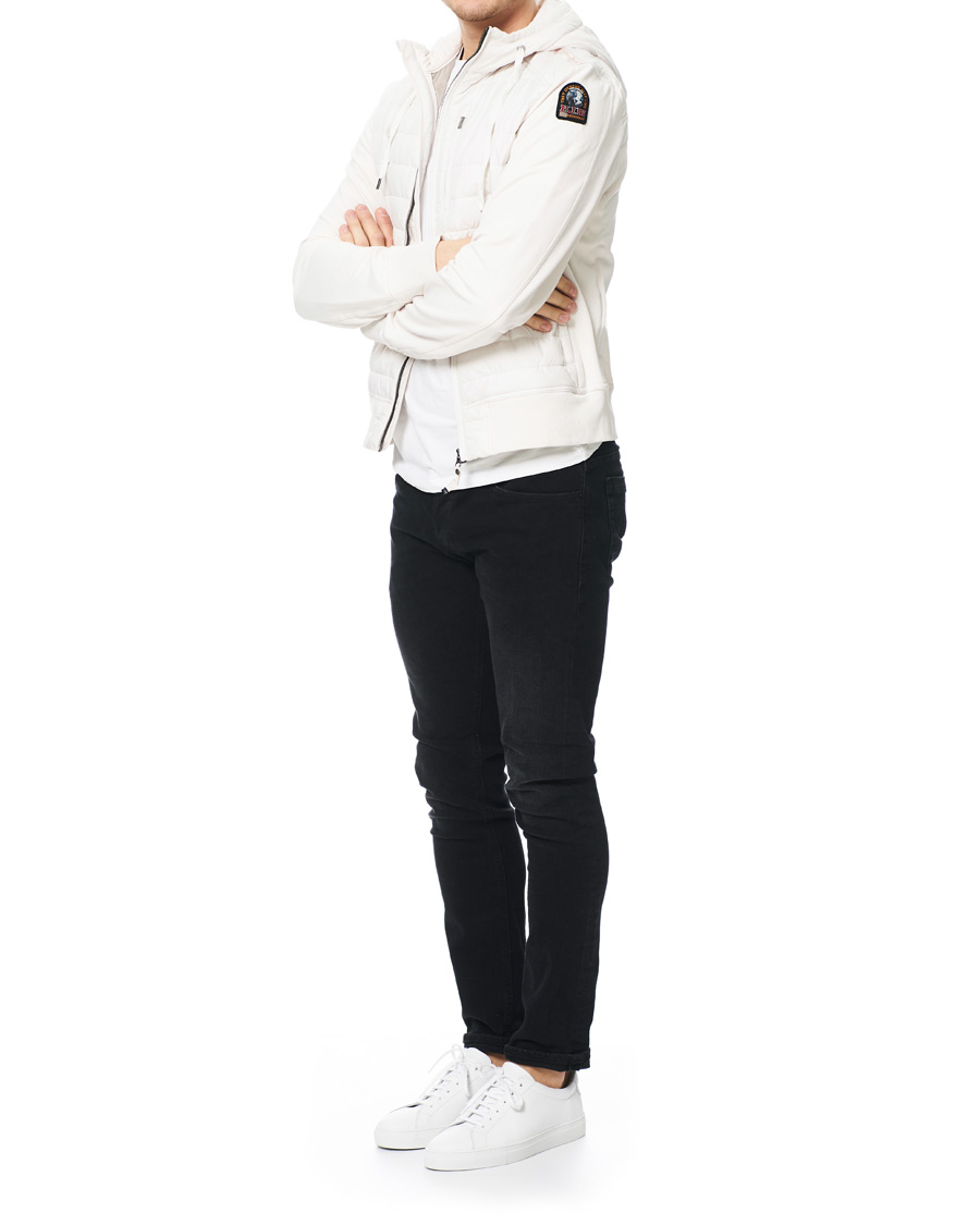 Herr | Jackor | Parajumpers | Ivor Fleece & Puffer Hooded Jacket White Cream L