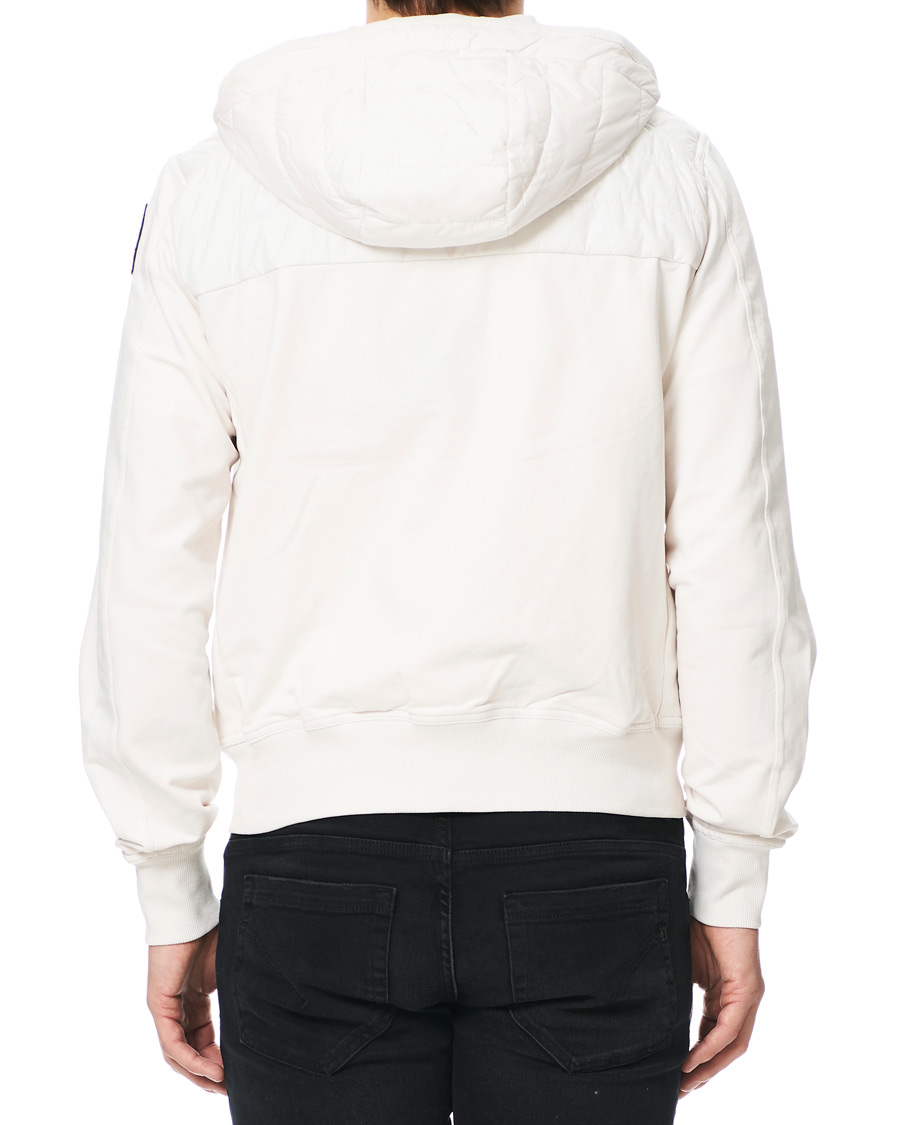 Herr | Jackor | Parajumpers | Ivor Fleece & Puffer Hooded Jacket White Cream L