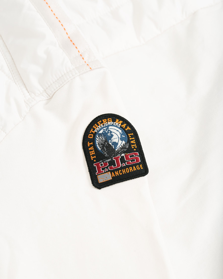 Herr | Jackor | Parajumpers | Ivor Fleece & Puffer Hooded Jacket White Cream L