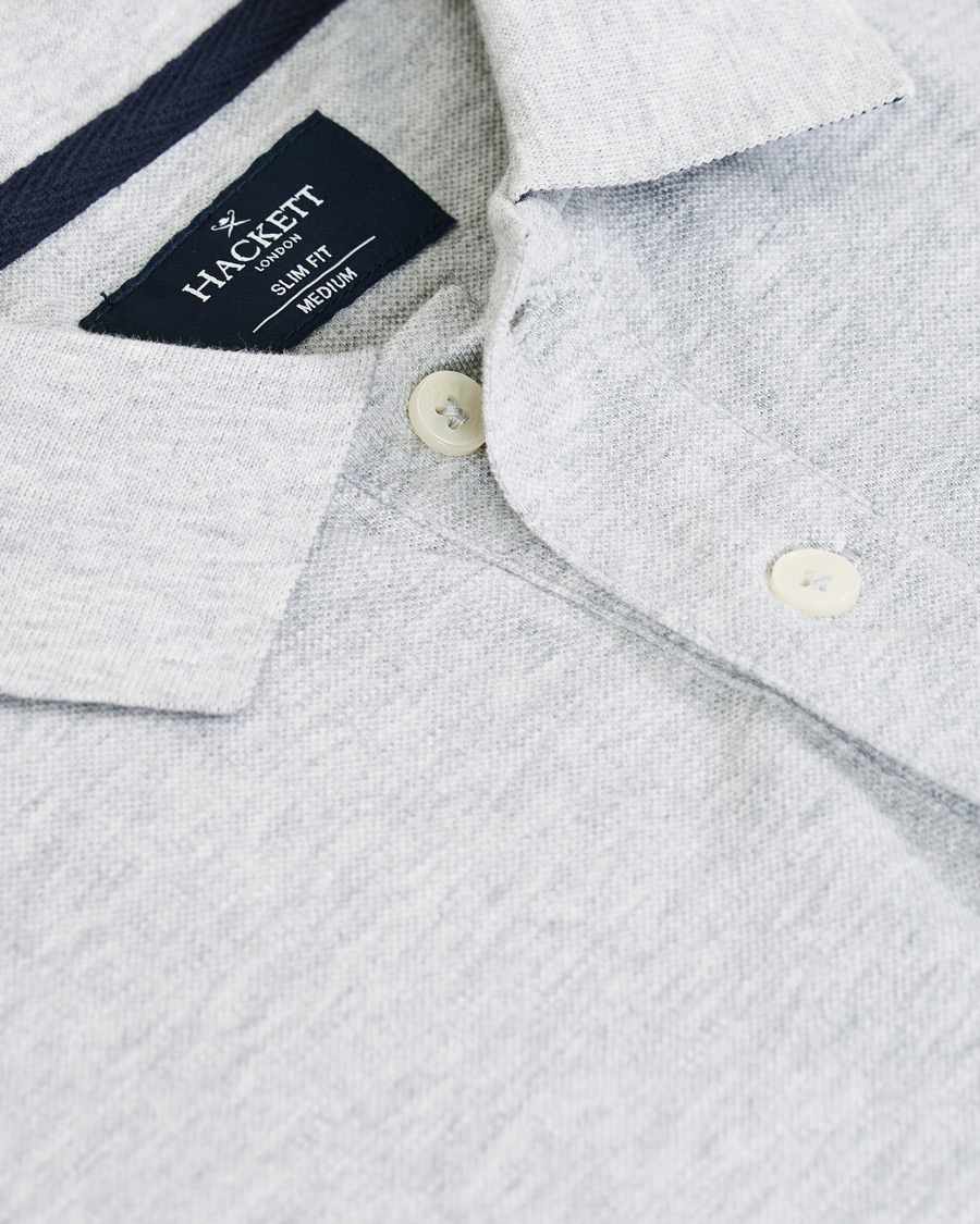 Herr | Pikéer | Hackett | Classic Polo Grey