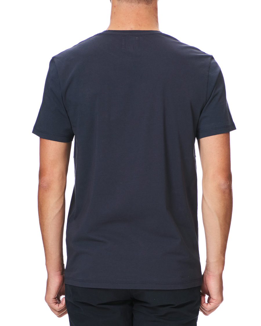 Herr | T-Shirts | Kent & Curwen | Rose Embroidered T-Shirt Navy