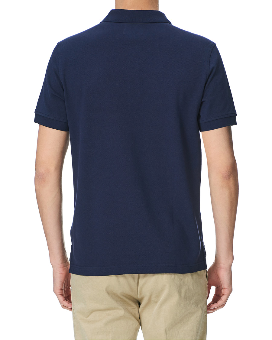 Herr | Pikéer | Kent & Curwen | Small Rose Polo Navy