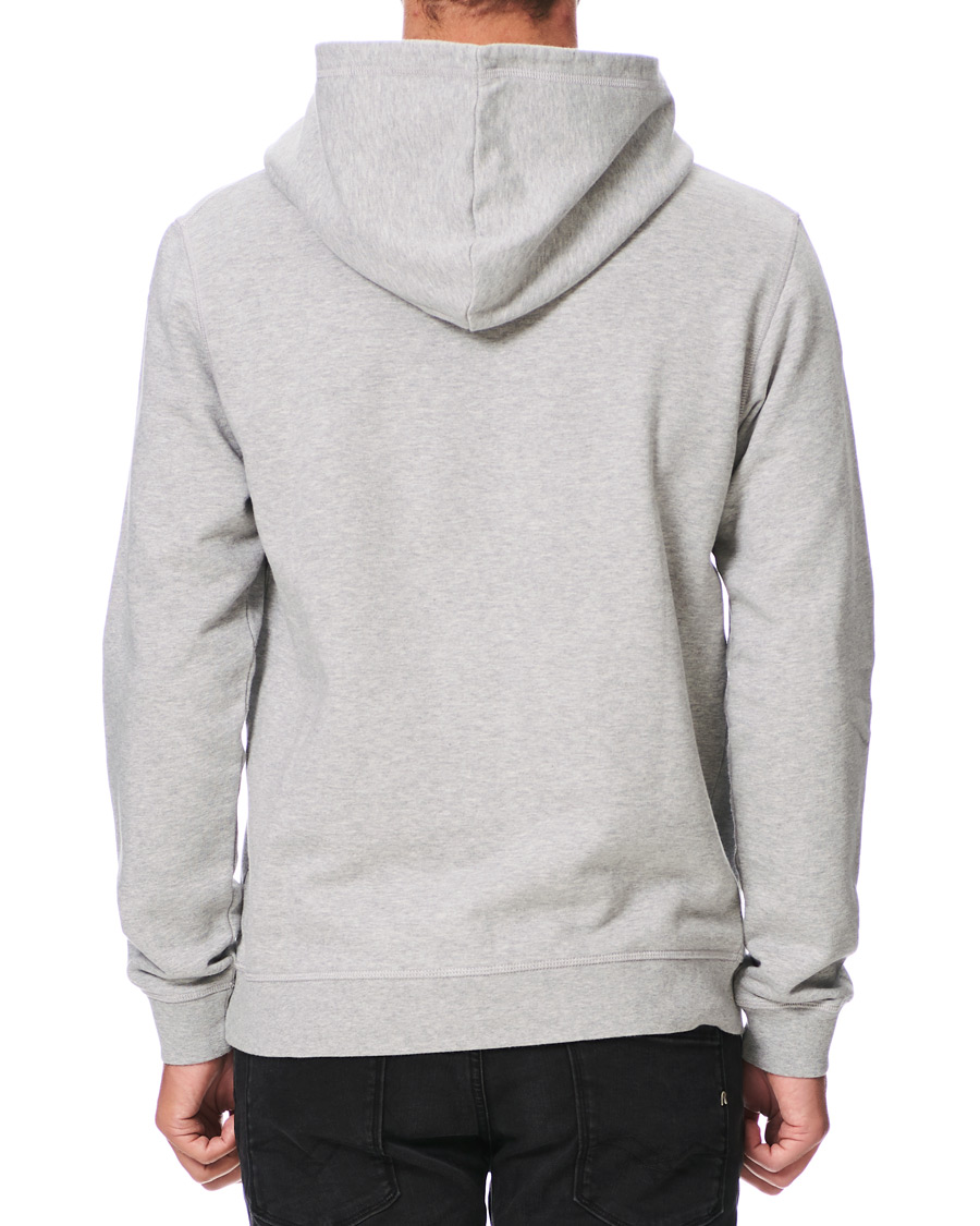 Herr | Tröjor | Kent & Curwen | Rose Embroidered Hoodie Grey