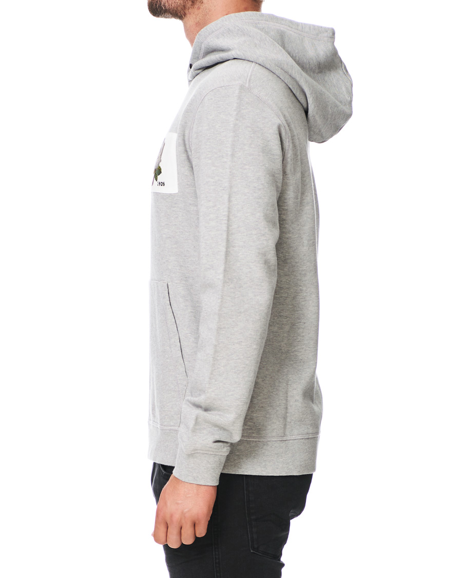 Herr | Tröjor | Kent & Curwen | Rose Embroidered Hoodie Grey