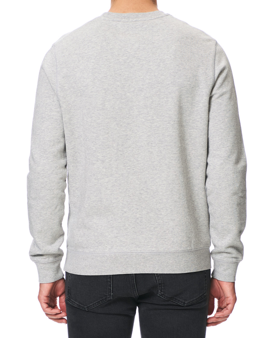 Herr | Tröjor | Kent & Curwen | Rose Embroidered Sweatshirt Grey