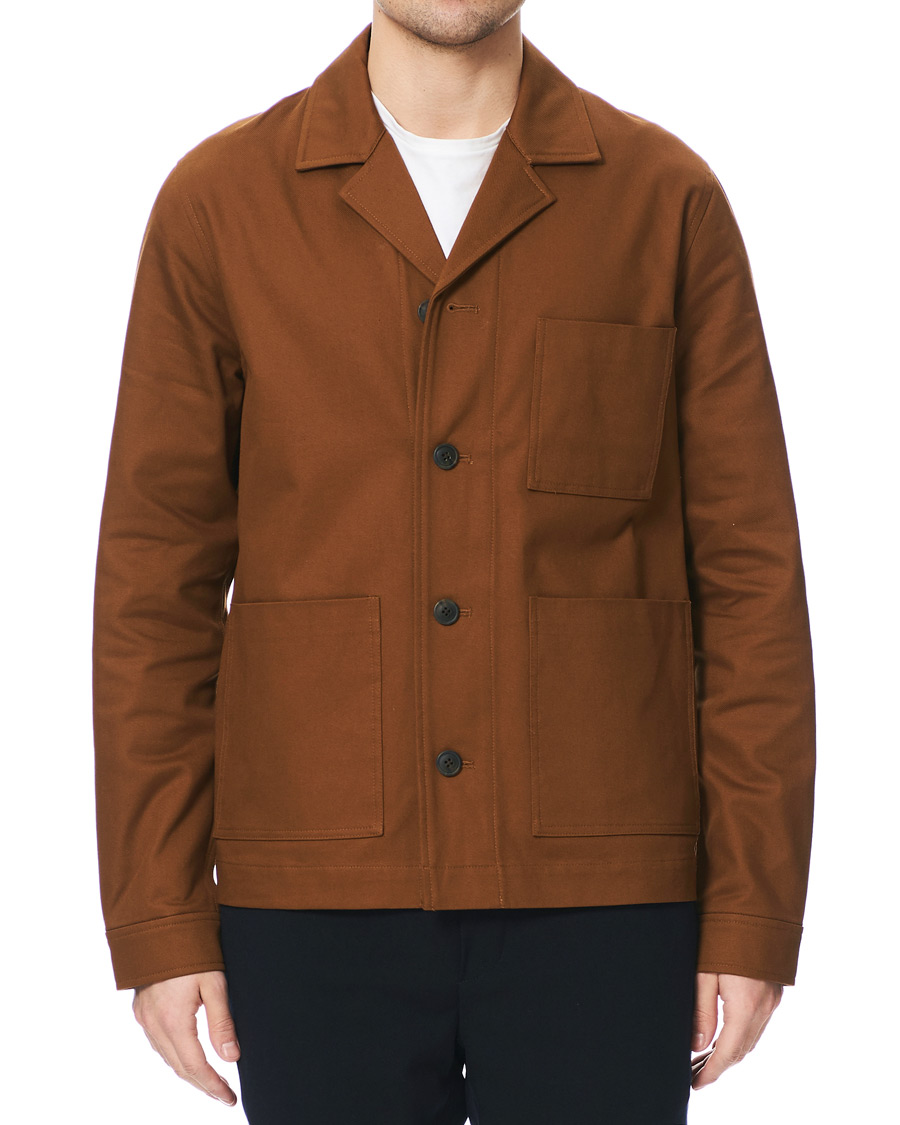 Herr | Skjortor | Samsøe Samsøe | Samsøe & Samsøe Cotton New Worker Jacket Monks Robe