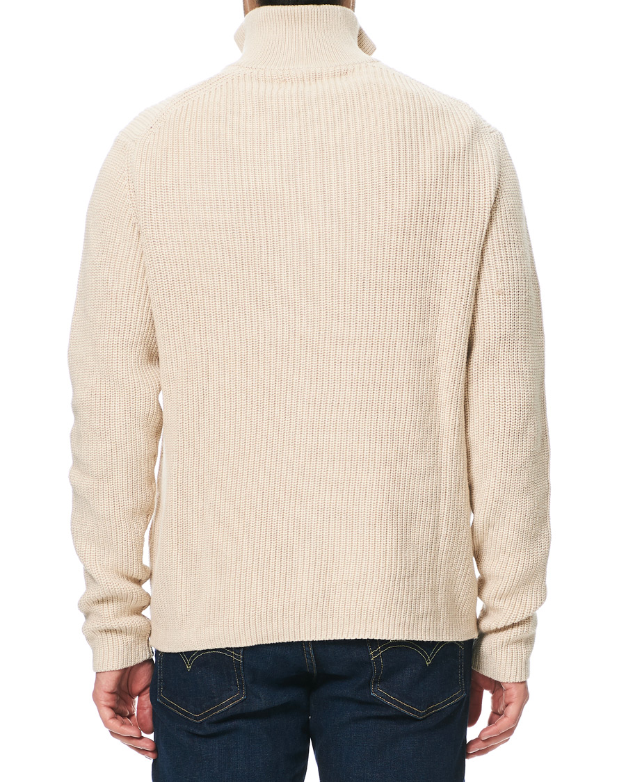 Herr | Tröjor | Samsøe Samsøe | Samsøe & Samsøe Trani Half Zip Sweater Pumice