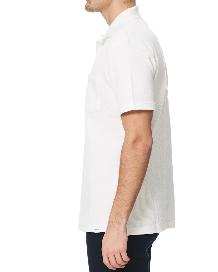 Herr | Pikéer | Samsøe Samsøe | Samsøe & Samsøe Taranto Short Sleeve Polo Lily White