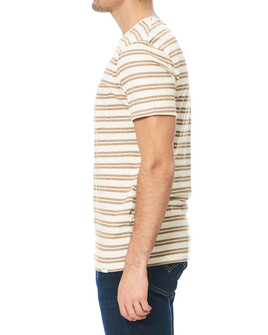 Herr | T-Shirts | Samsøe Samsøe | Samsøe & Samsøe Carpo Striped Short Sleeve Tee Monks Robe