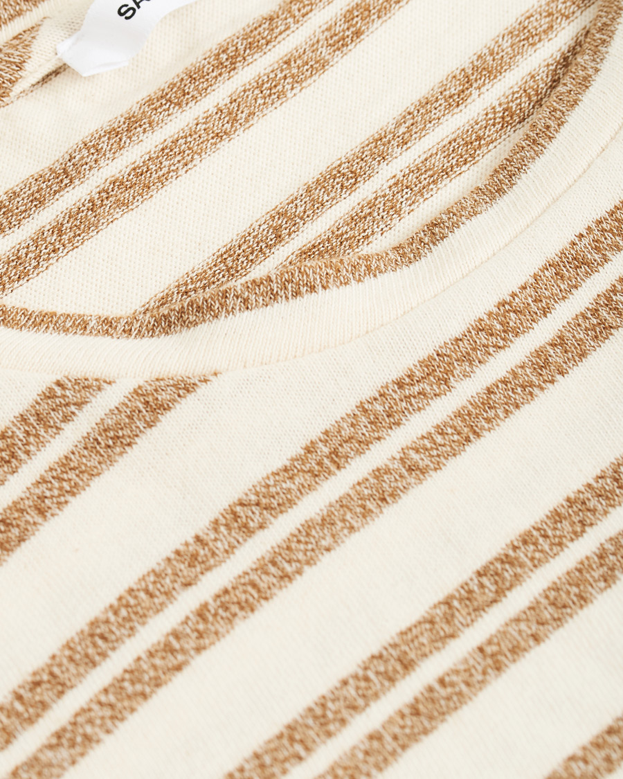 Herr | T-Shirts | Samsøe Samsøe | Samsøe & Samsøe Carpo Striped Short Sleeve Tee Monks Robe