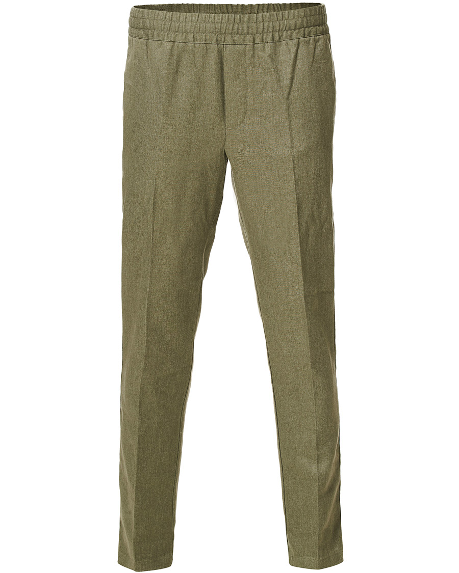 Herr | Byxor | Samsøe Samsøe | Samsøe & Samsøe Smithy Hemp Trousers Deep Green