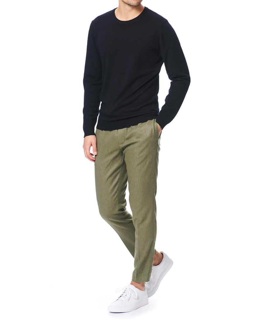 Herr | Byxor | Samsøe Samsøe | Samsøe & Samsøe Smithy Hemp Trousers Deep Green