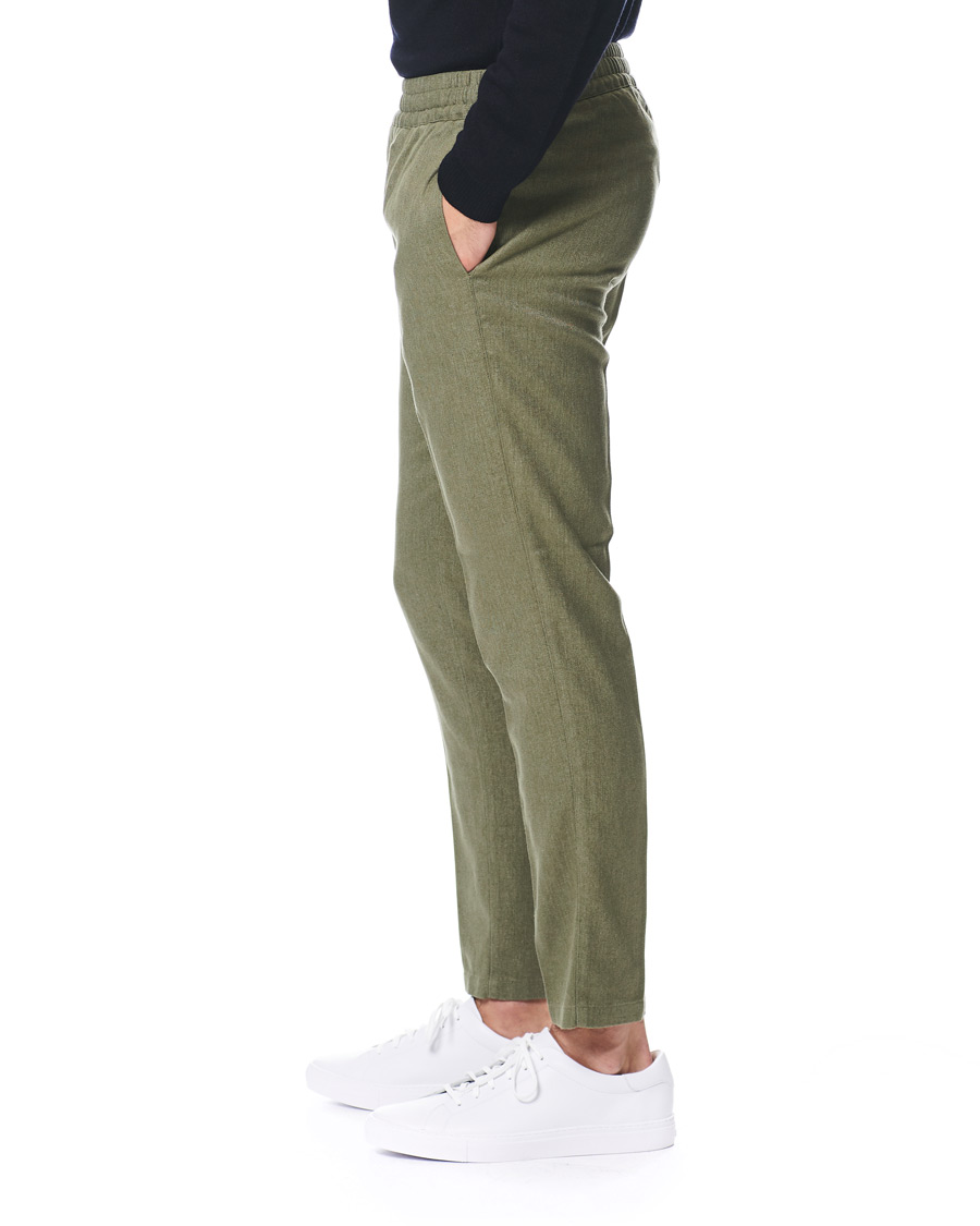 Herr | Byxor | Samsøe Samsøe | Samsøe & Samsøe Smithy Hemp Trousers Deep Green