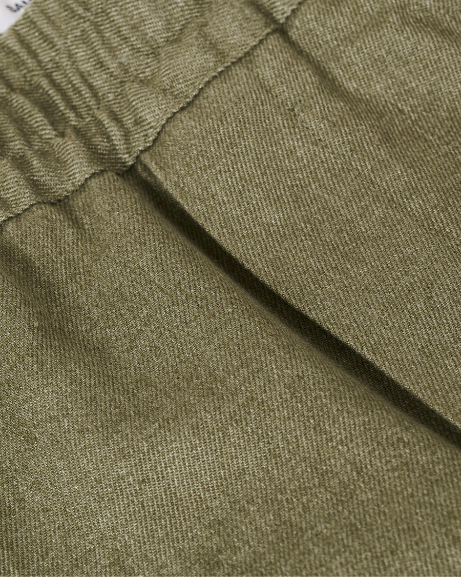 Herr | Byxor | Samsøe Samsøe | Samsøe & Samsøe Smithy Hemp Trousers Deep Green