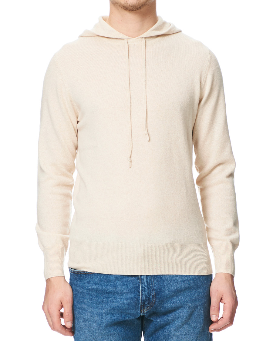 Herr | Tröjor | Soft Goat | Cashmere Hoodie Beige