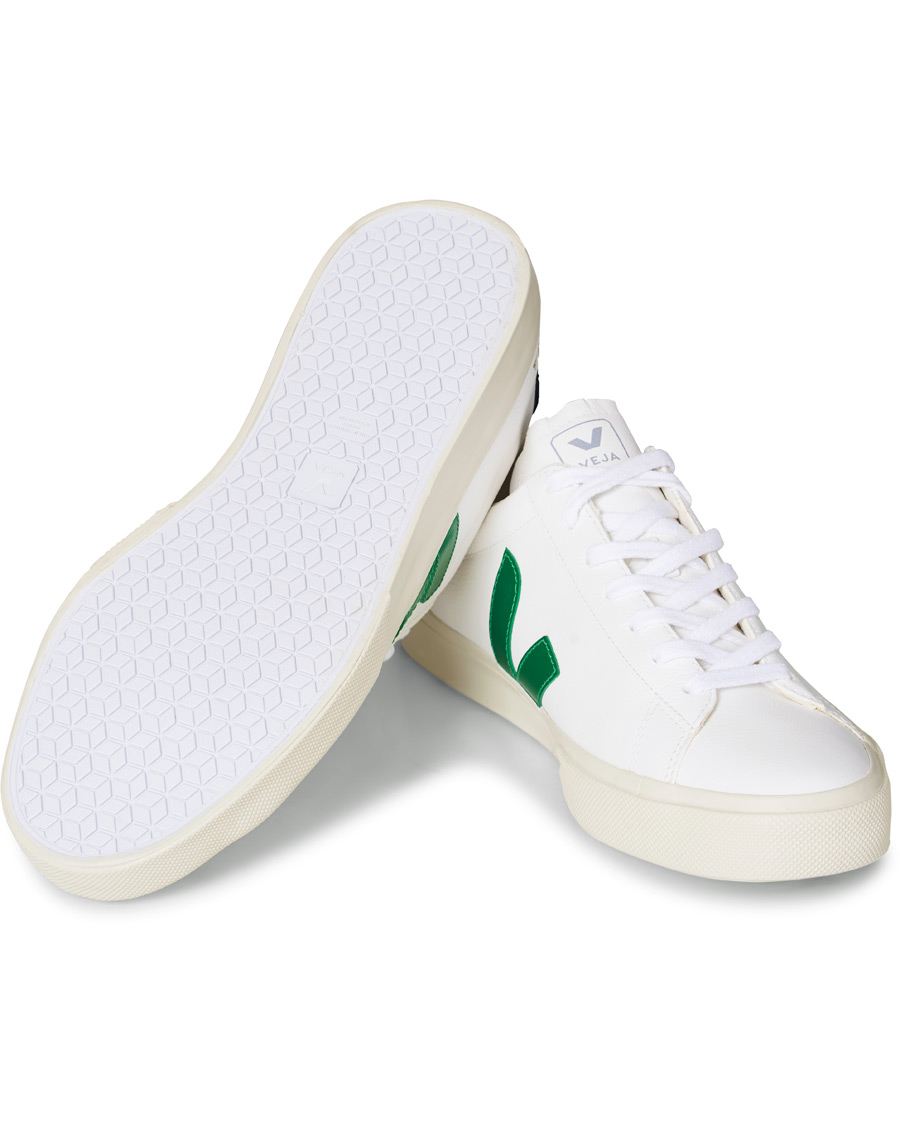 Herr | Veja Campo Sneaker Extra White/Emeraude Black | Veja | Campo Sneaker Extra White/Emeraude Black