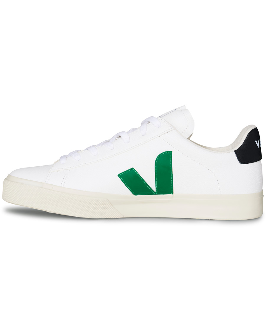 Herr | Veja Campo Sneaker Extra White/Emeraude Black | Veja | Campo Sneaker Extra White/Emeraude Black