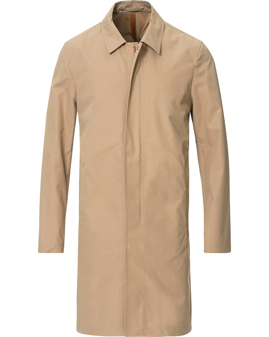 Herr | Jackor | Private White V.C. | Unlined Cotton Ventile Mac Coat 3.0 Sand