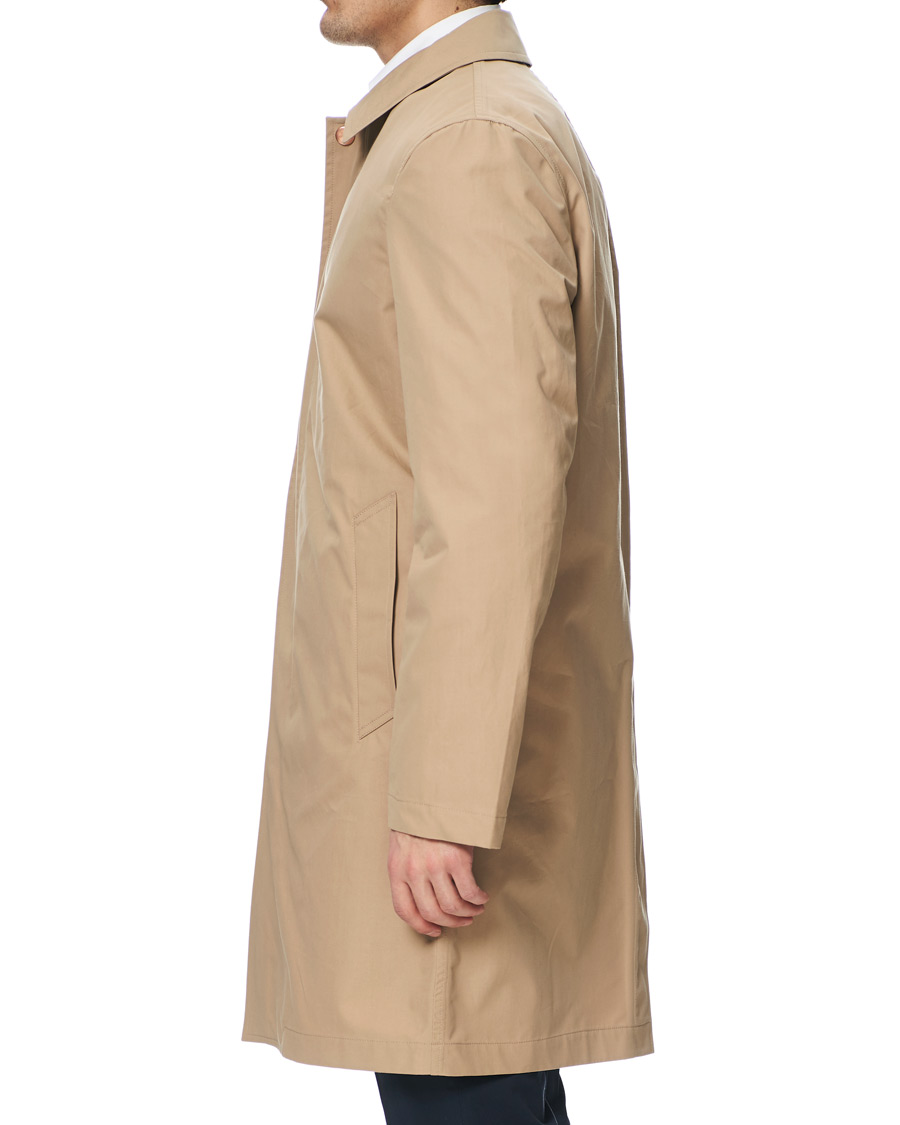 Herr | Jackor | Private White V.C. | Unlined Cotton Ventile Mac Coat 3.0 Sand