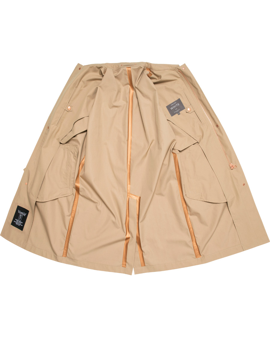 Herr | Jackor | Private White V.C. | Unlined Cotton Ventile Mac Coat 3.0 Sand