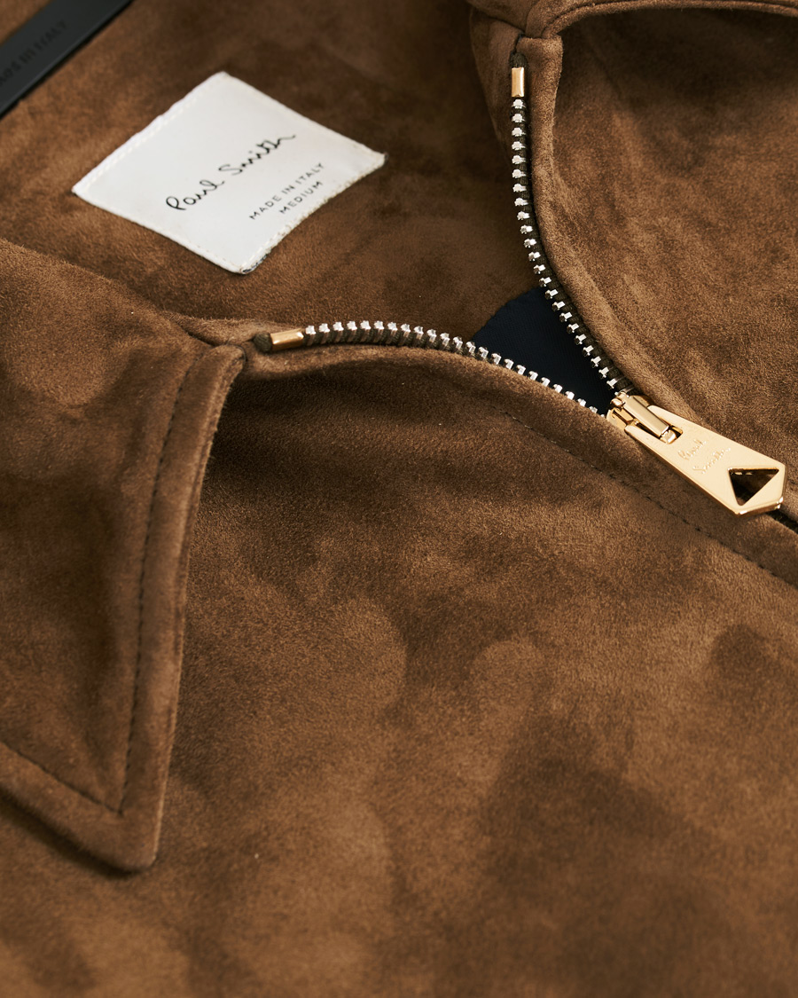 Herr | Jackor | Paul Smith | Suede Jacket Brown
