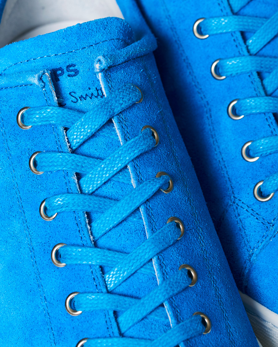 Herr | PS Paul Smith Miyata Suede Sneaker Cobalt Blue | PS Paul Smith | Miyata Suede Sneaker Cobalt Blue