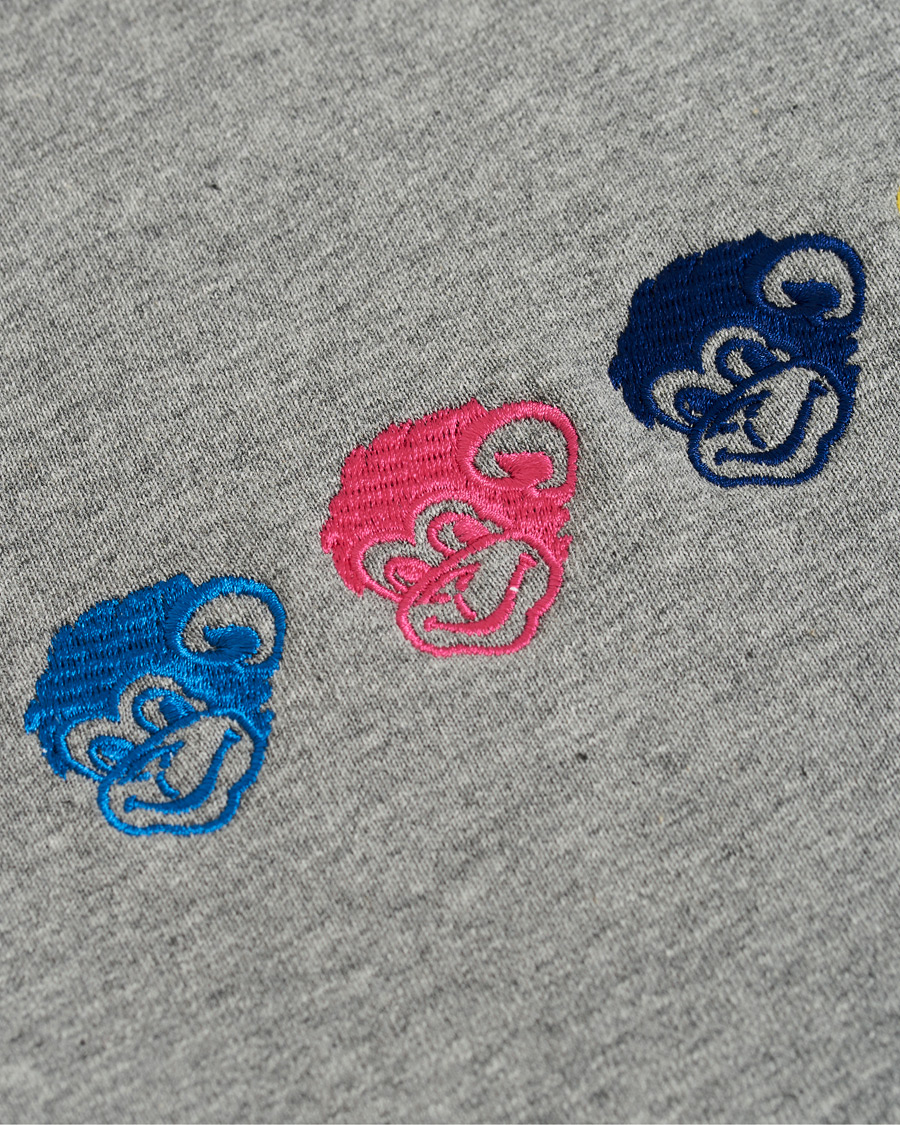 Herr | Tröjor | PS Paul Smith | Monkeys Sweatshirt Grey Melange