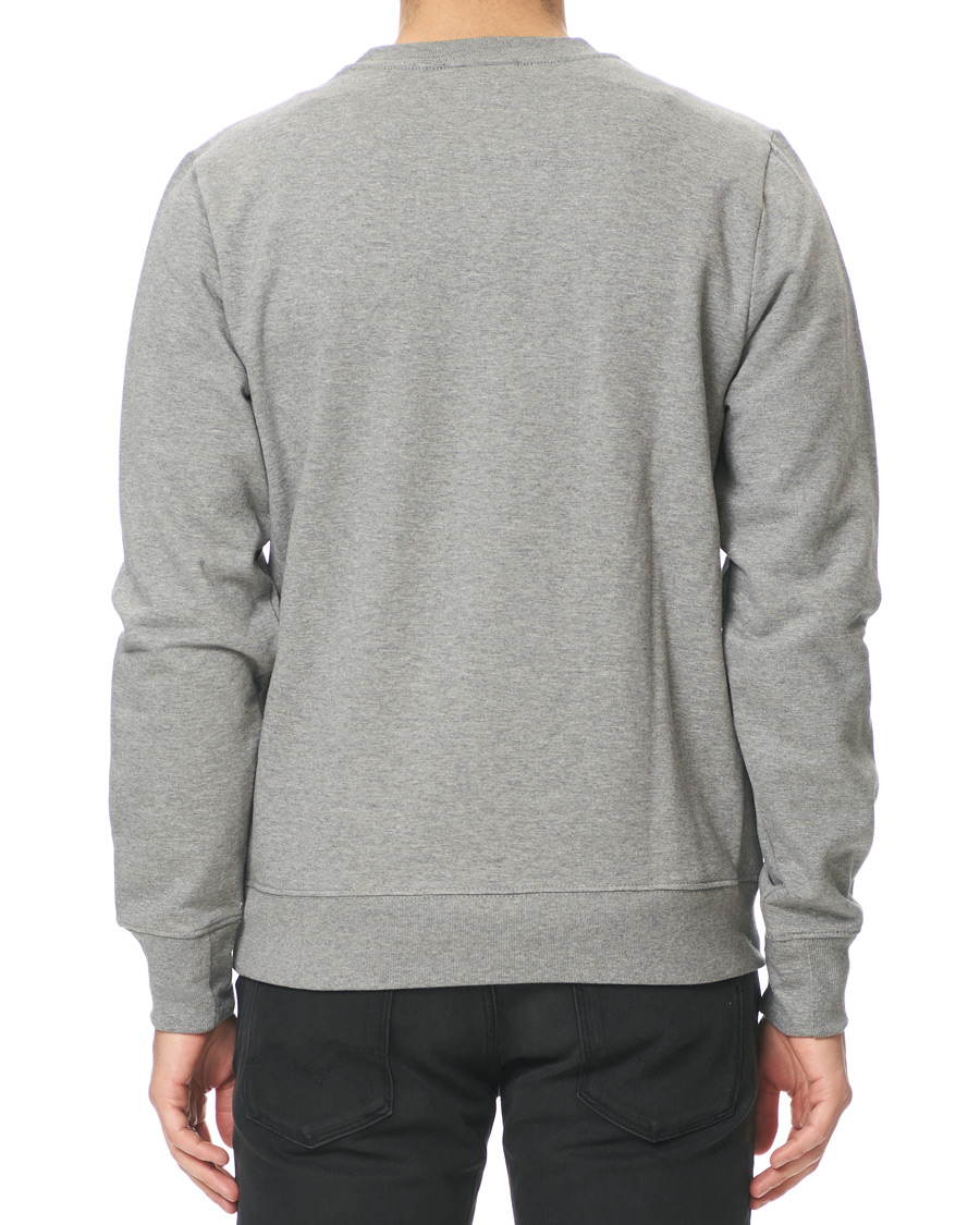 Herr | Tröjor | PS Paul Smith | Organic Cotton Halo Zebra Sweatshirt Grey Melange