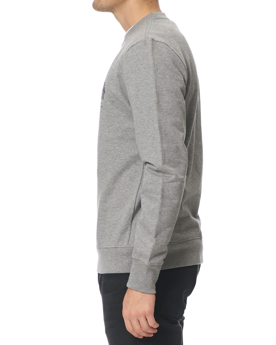 Herr | Tröjor | PS Paul Smith | Organic Cotton Halo Zebra Sweatshirt Grey Melange