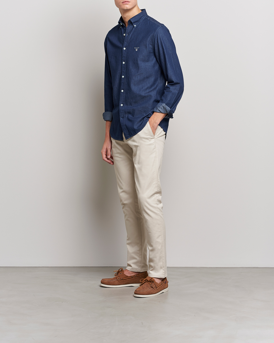Herr | Byxor | GANT | Slim Fit Tech Prep Chino Putty