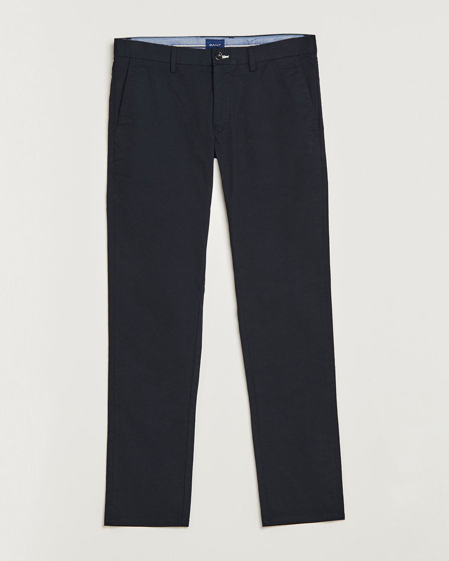 Herr | Byxor | GANT | Slim Fit Tech Prep Chino Black