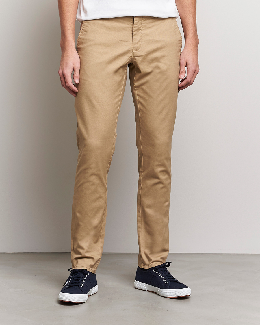 Herr | Byxor | GANT | Slim Fit Tech Prep Chino Dark Khaki