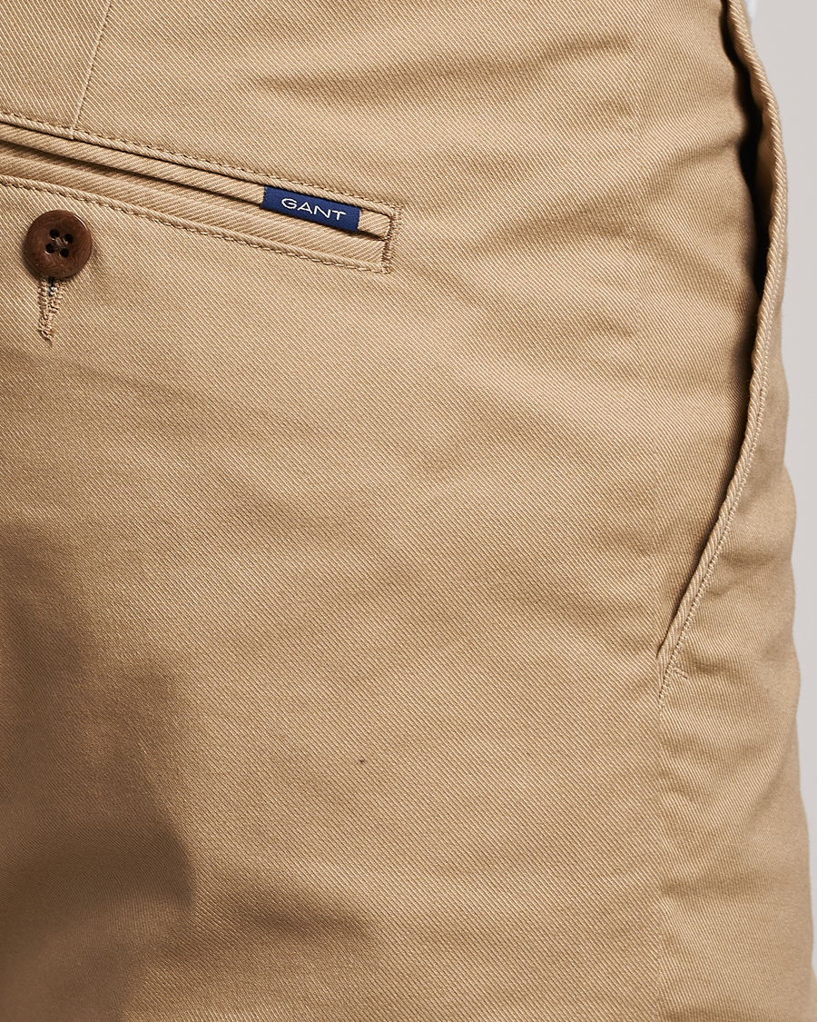 Herr | Byxor | GANT | Slim Fit Tech Prep Chino Dark Khaki