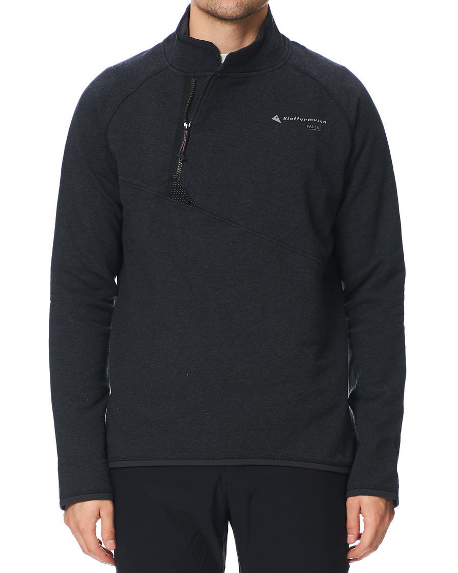 Herr | Tröjor | Klättermusen | Falen Crew Neck Sweatshirt Raven