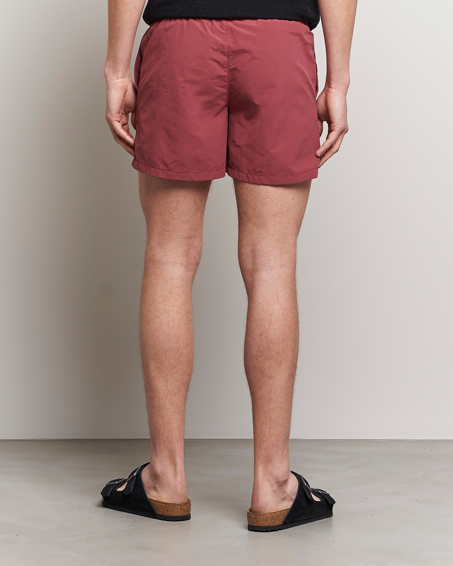 Herr | Badbyxor | Ripa Ripa | Plain Swimshorts Soft Red