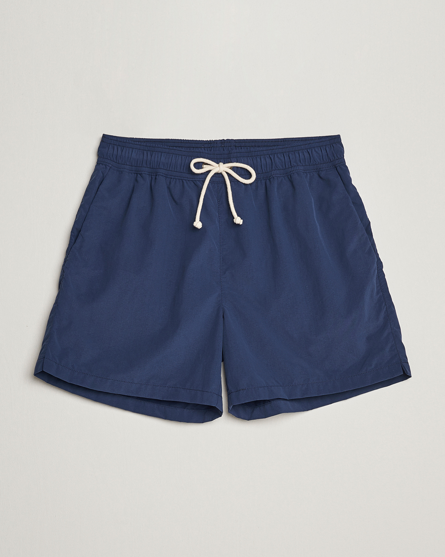 Herr | Badbyxor | Ripa Ripa | Plain Swimshorts Blue