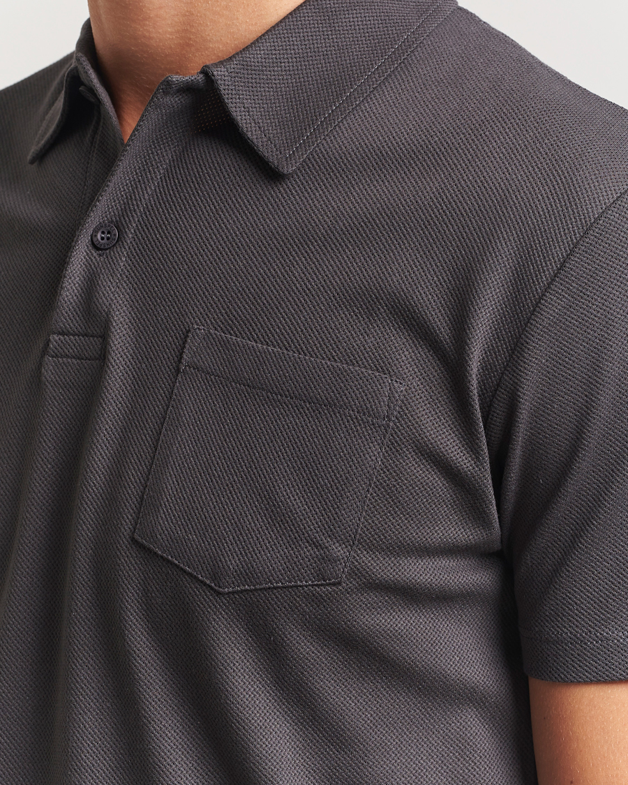 Herr | Pikéer | Sunspel | Riviera Polo Shirt Charcoal