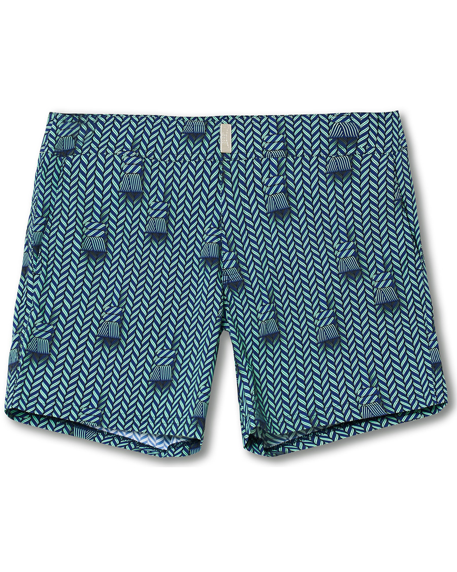 Herr | Badbyxor | Vilebrequin | Merise Superflex Maharadjah Swim Shorts Bleu Batik