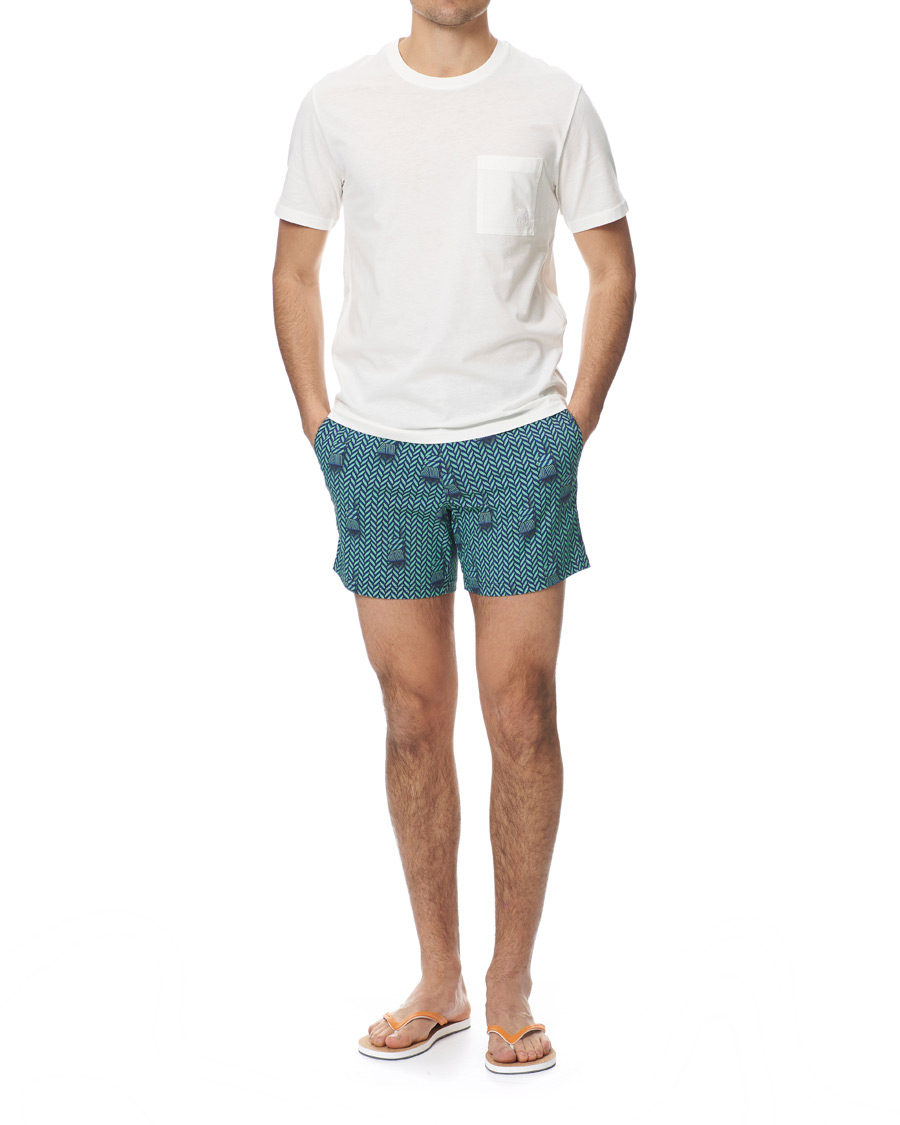 Herr | Badbyxor | Vilebrequin | Merise Superflex Maharadjah Swim Shorts Bleu Batik