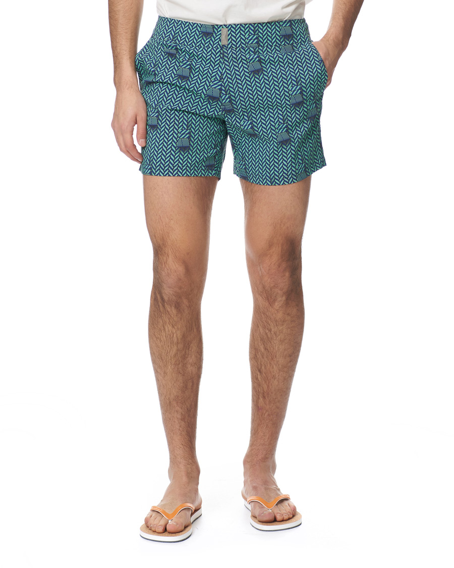 Herr | Badbyxor | Vilebrequin | Merise Superflex Maharadjah Swim Shorts Bleu Batik