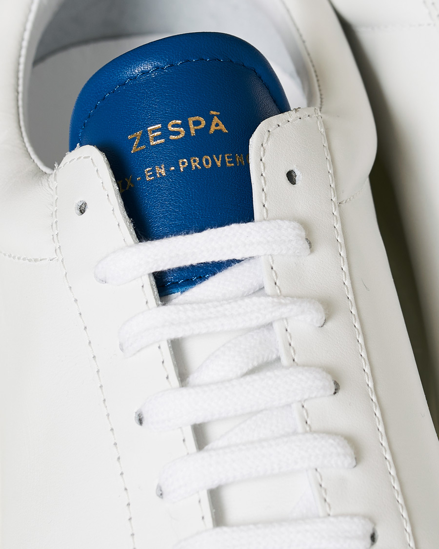 Herr | Zespà ZSP4 OG APLA Leather Sneakers White/Massila | Zespà | ZSP4 OG APLA Leather Sneakers White/Massila